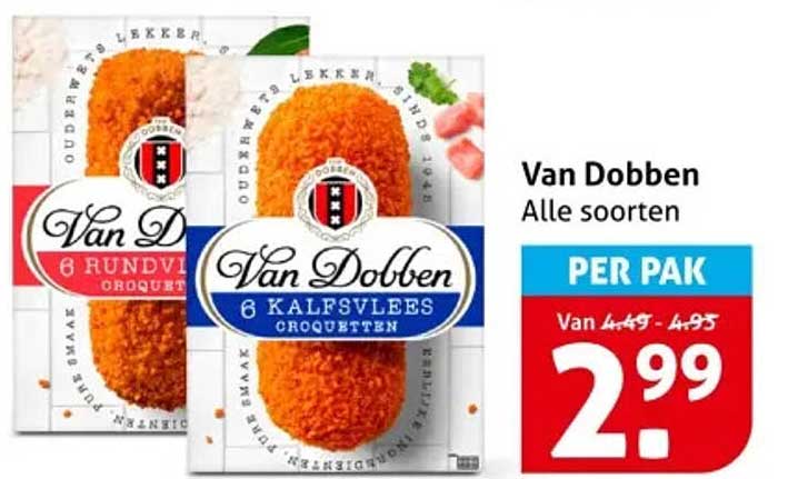 Van Dobben 6 Kalfsvlees Kroketten