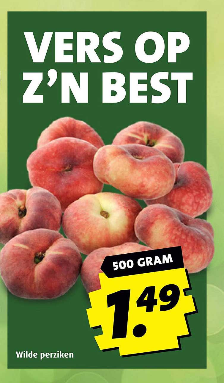 VERS OP Z'N BEST - WILDE PERZIKEN