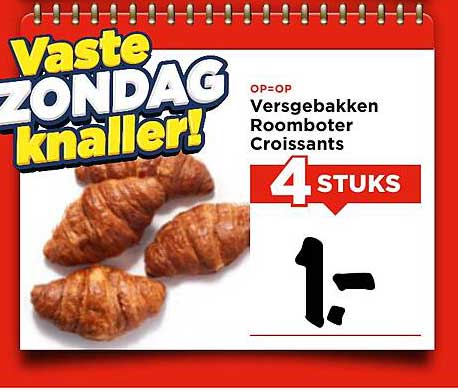 Versgebakken Roomboter Croissants
