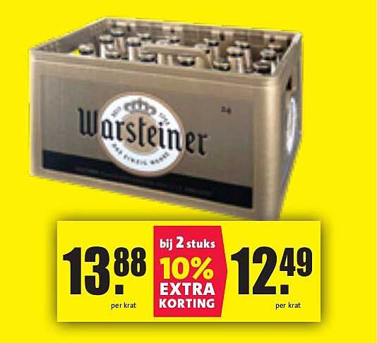 Warsteiner Krat Bier