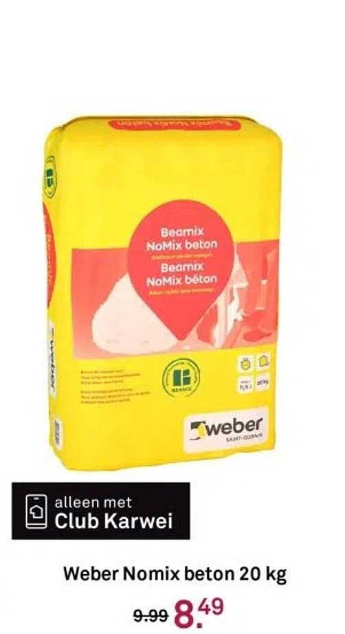 Weber Nomix beton 20 kg