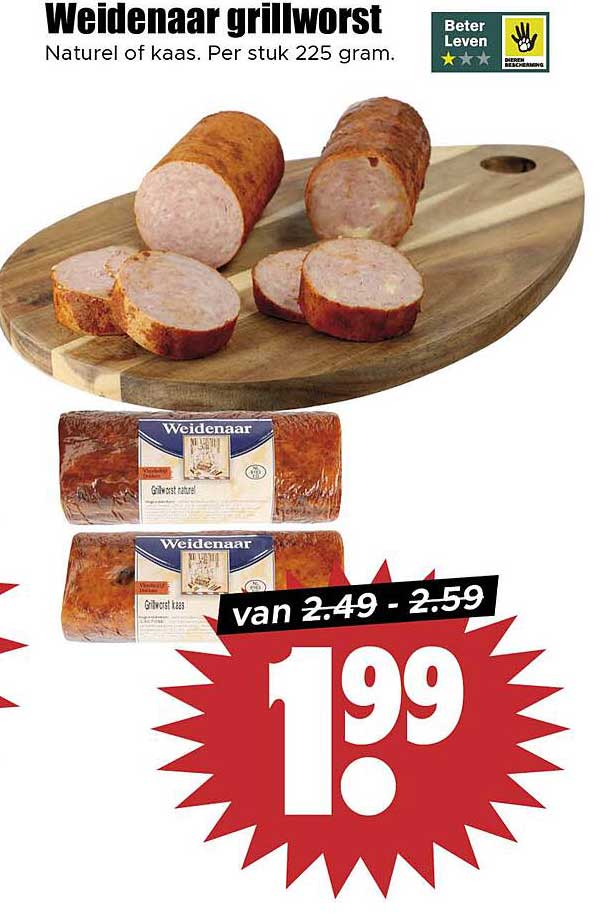 Weidenaar grillworst