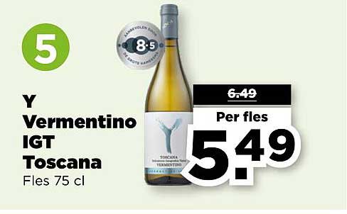Y Vermentino IGT Toscana Fles 75 cl