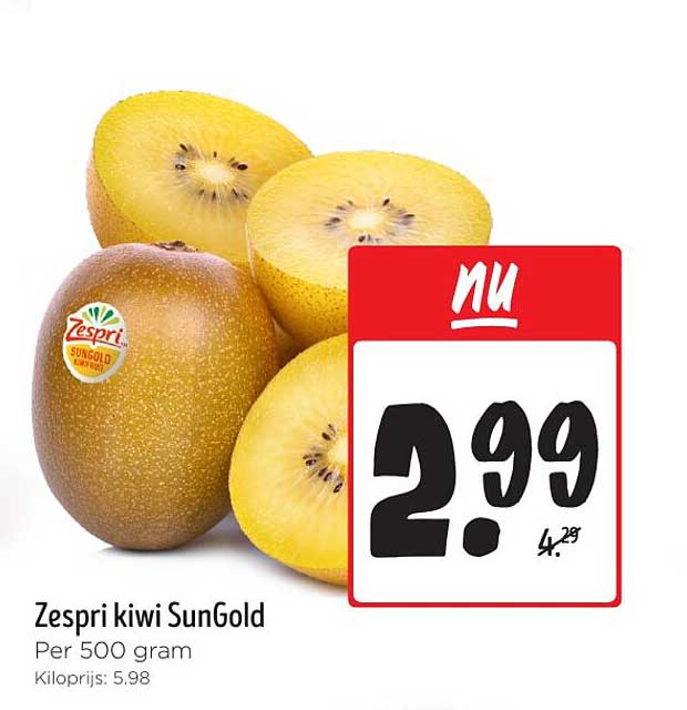 Zespri kiwi SunGold