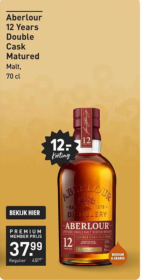 Aberlour 12 Years Double Cask Matured Malt, 70 cl