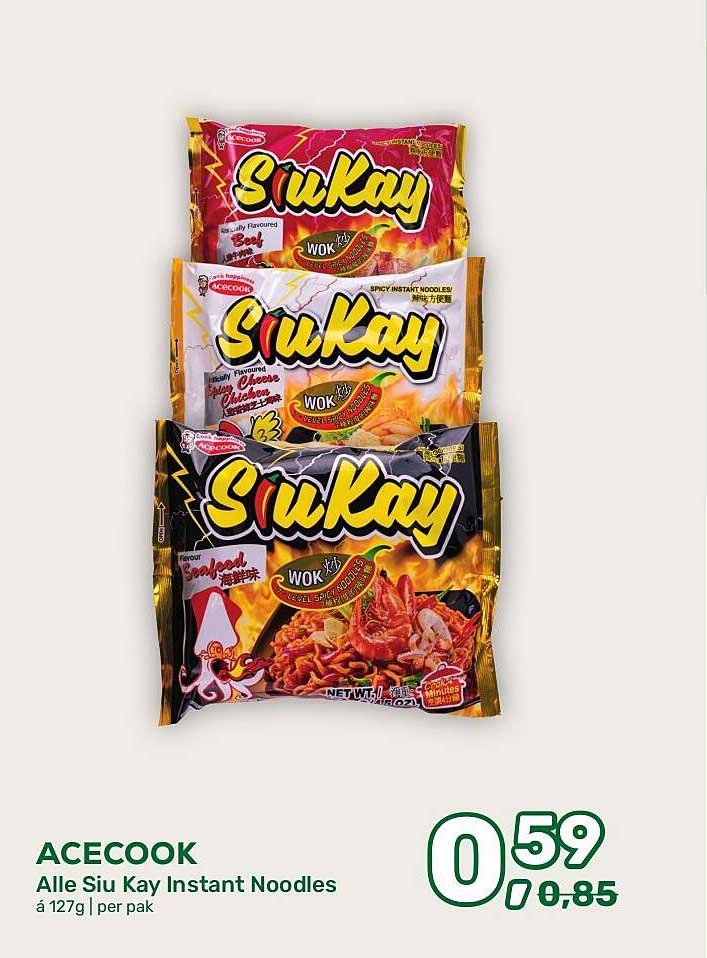 ACECOOK Alle Siu Kay Instant Noodles