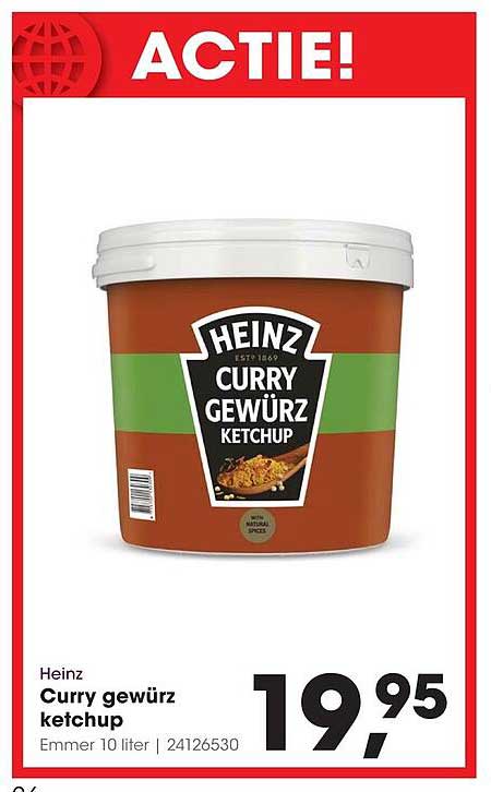 ACTIE! Heinz Curry gewürz ketchup