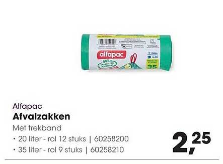 Alfapac Afvalzakken