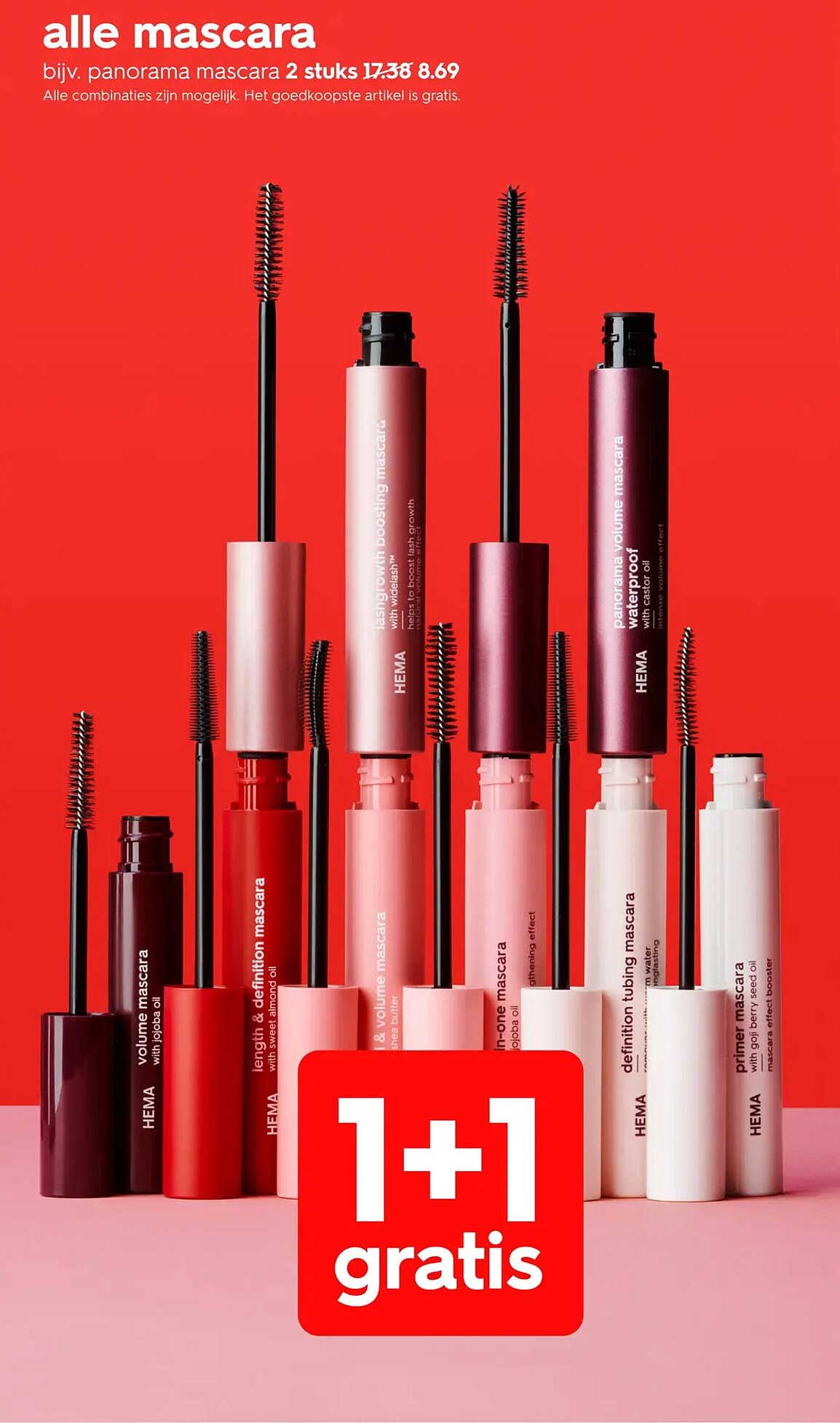alle mascara 1+1 gratis