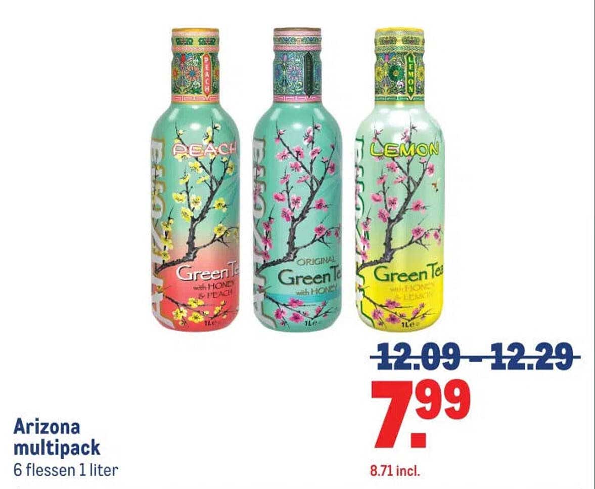 Arizona multipack 6 flessen 1 liter