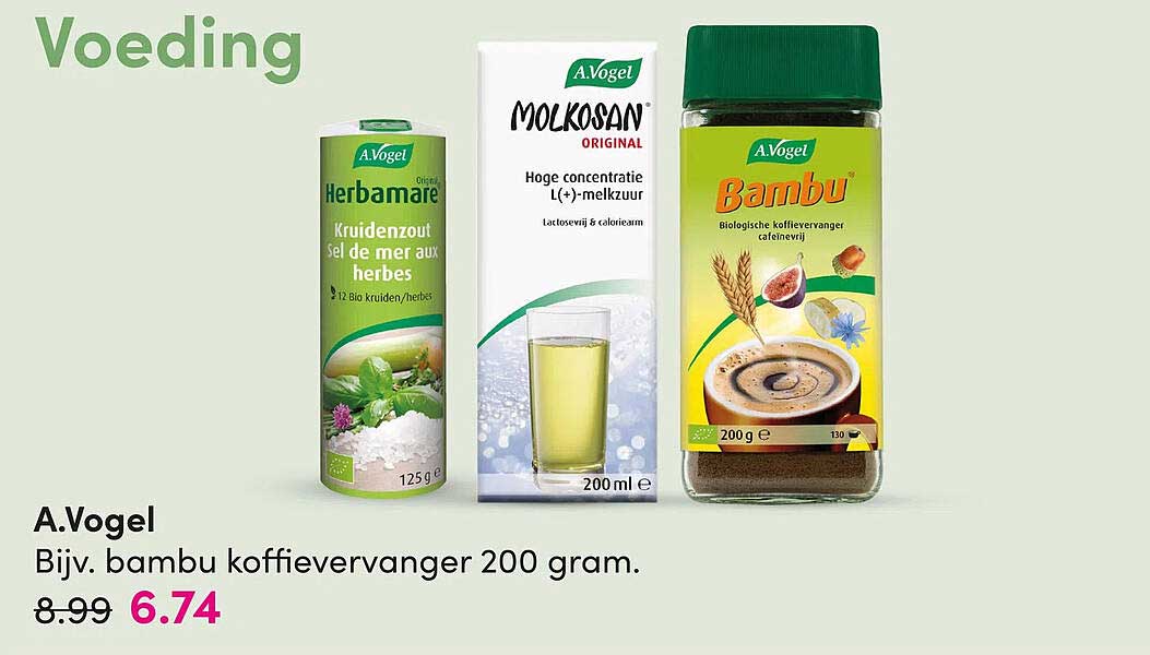 A.Vogel Bijv. bambu koffievervanger 200 gram.
