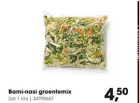 Bami-nasi groentemix