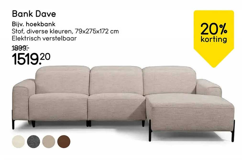Bank Dave 20% korting