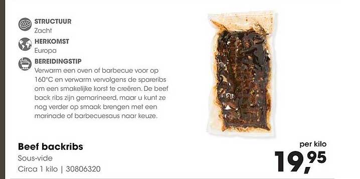 Beef backribs