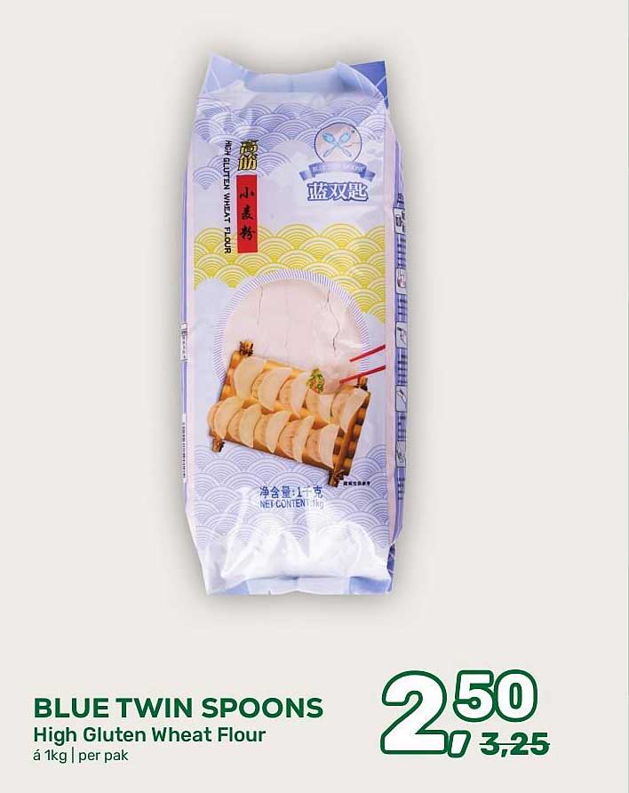 BLUE TWIN SPOONS High Gluten Wheat Flour á 1kg | per pak