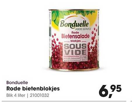 Bonduelle Rode bietenblokjes