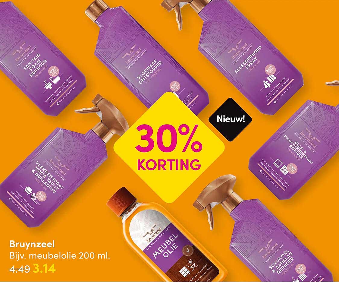 Bruynzeel Bijv. meubelolie 200 ml. 30% KORTING