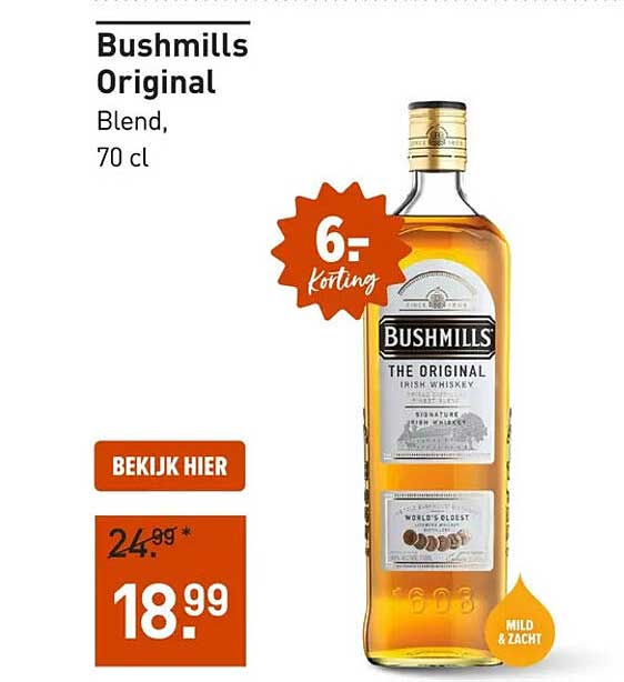 Bushmills Original Blend, 70 cl