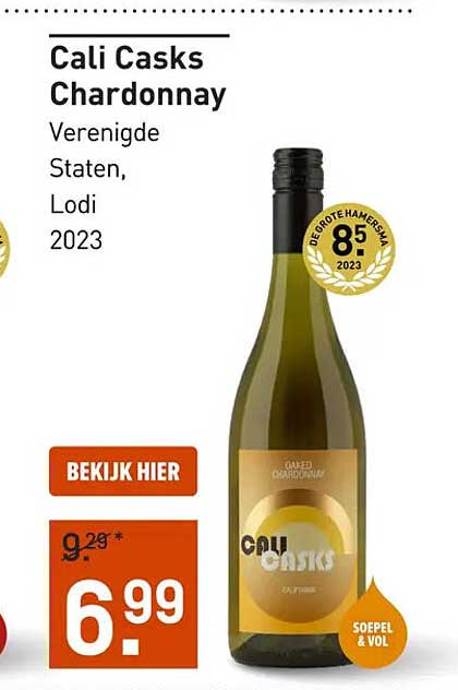 Cali Casks Chardonnay Verenigde Staten, Lodi 2023