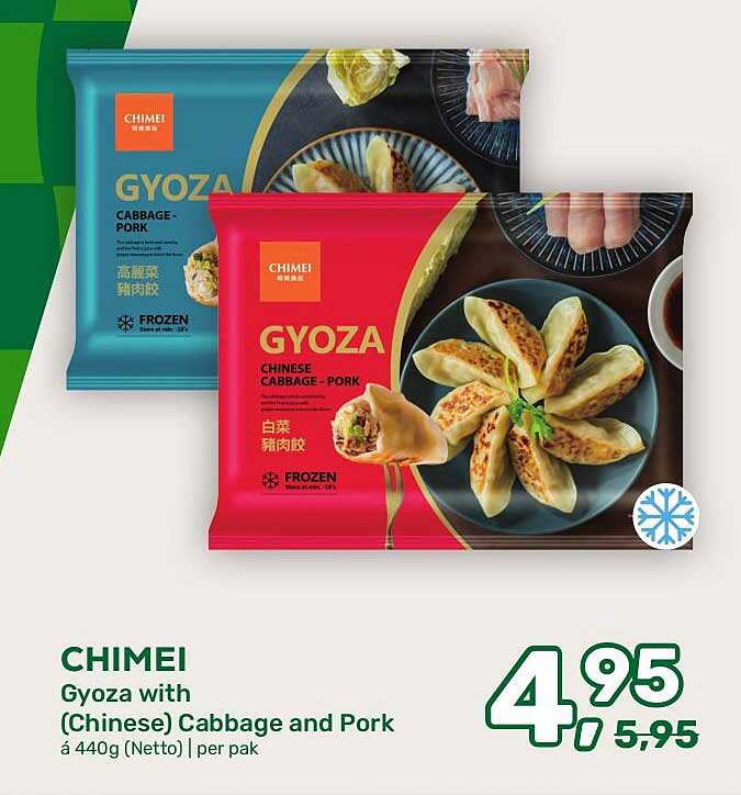 CHIMEI Gyoza with (Chinese) Cabbage and Pork