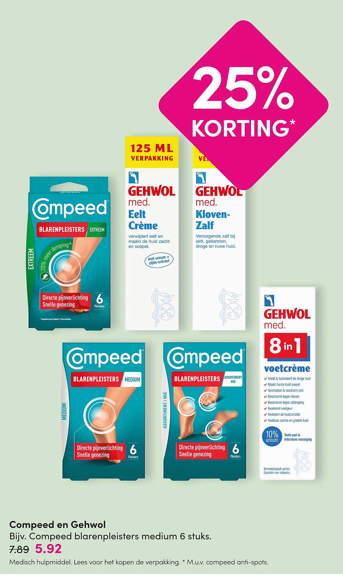 Compeed en Gehwol