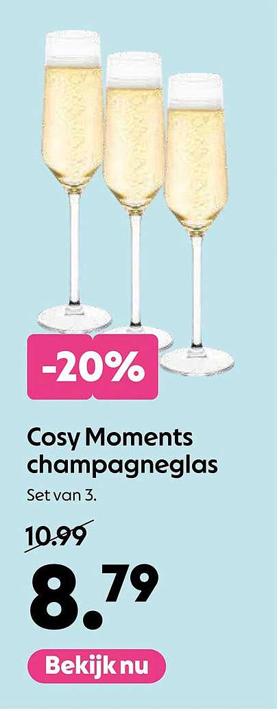 Cosy Moments champagneglas
