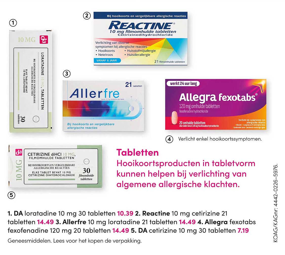 DA loratadine 10 mg 30 tabletten