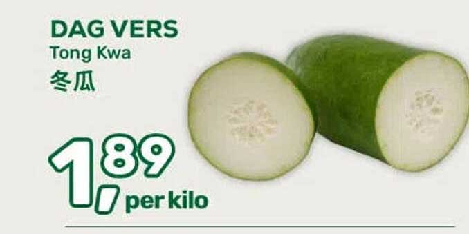 DAG VERS Tong Kwa 冬瓜