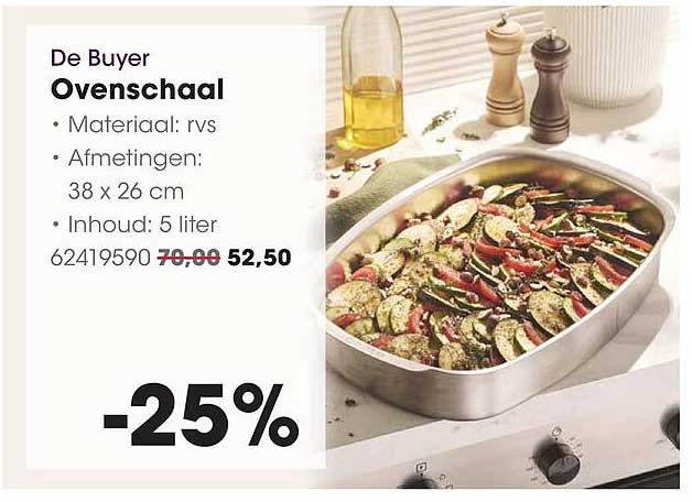 De Buyer Ovenschaal