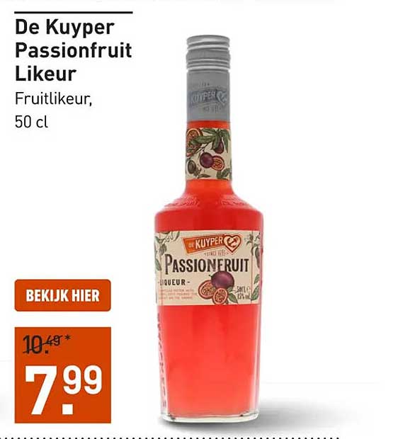 De Kuyper Passionfruit Likeur
