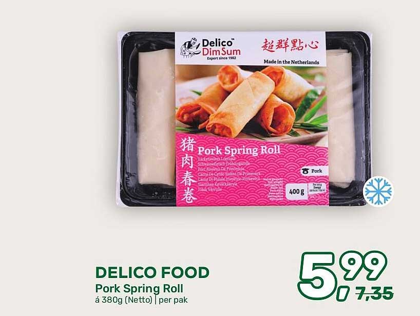 DELICO FOOD Pork Spring Roll