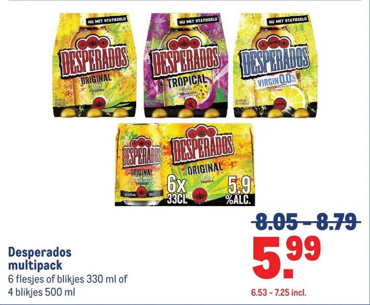 Desperados multipack
