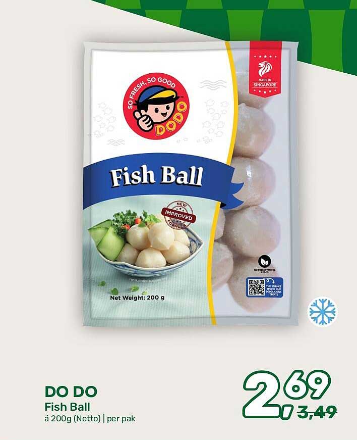DO DO Fish Ball á 200g (Netto) | per pak