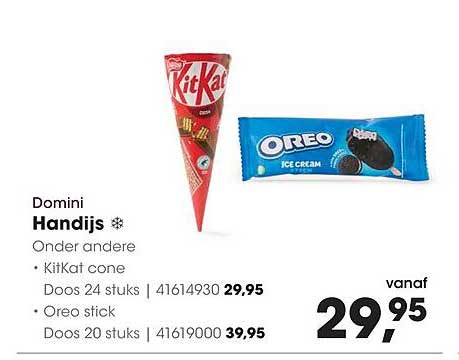 Domini Handijs Onder andere • KitKat cone • Oreo stick