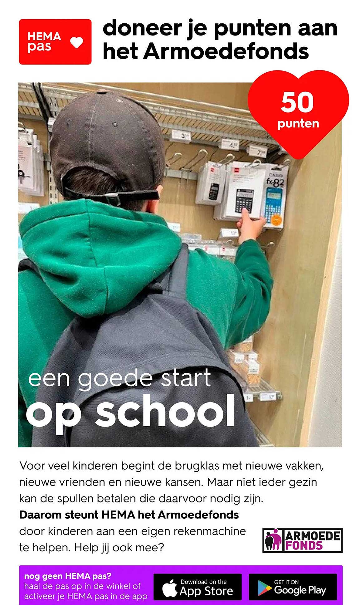 doneer je punten aan het Armoedefonds