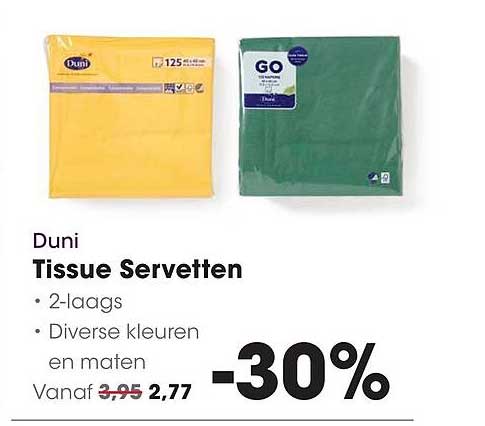 Duni Tissue Servetten