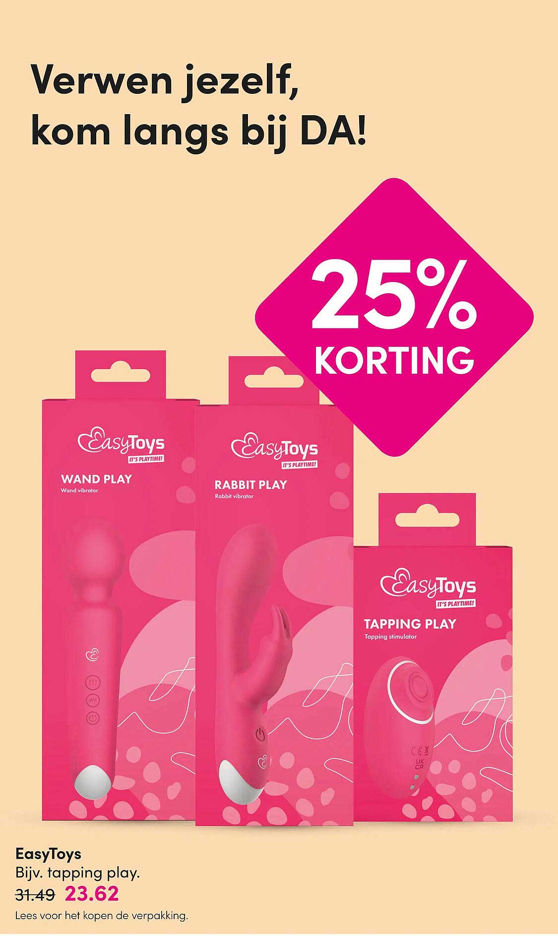 EasyToys Bijv. tapping play. 25% KORTING