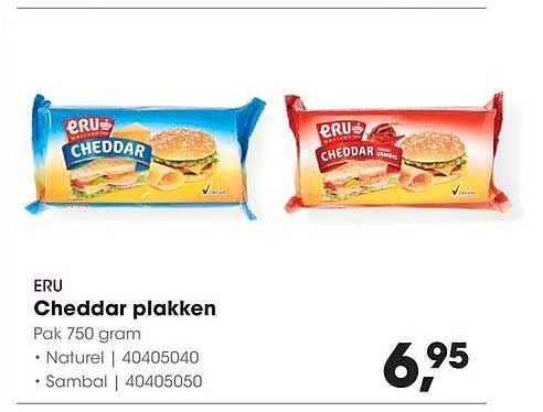ERU Cheddar plakken
