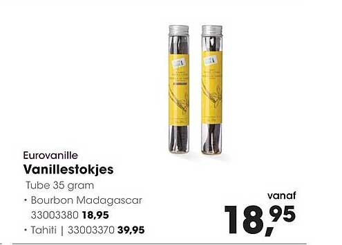 Eurovanille Vanillestokjes