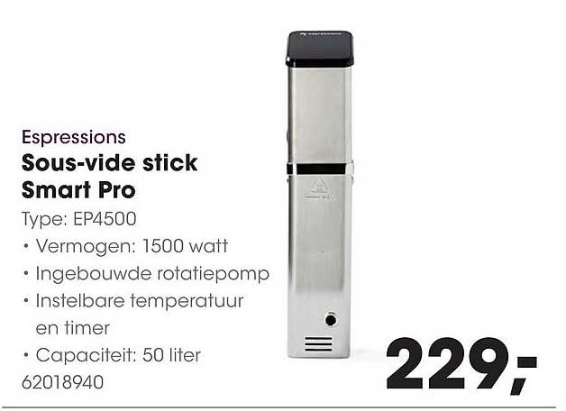 Expressions Sous-vide stick Smart Pro
