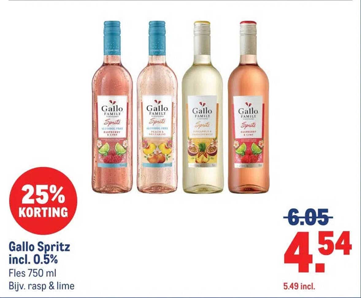 Gallo Spritz incl. 0.5%