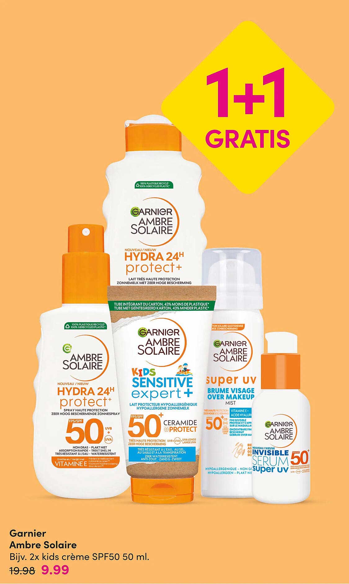 Garnier Ambre Solaire 1+1 GRATIS