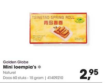 Golden Globe Mini loempia's Naturel