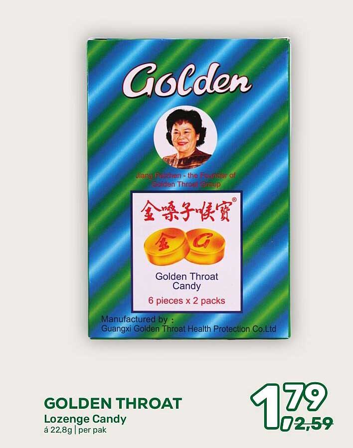 GOLDEN THROAT Lozenge Candy