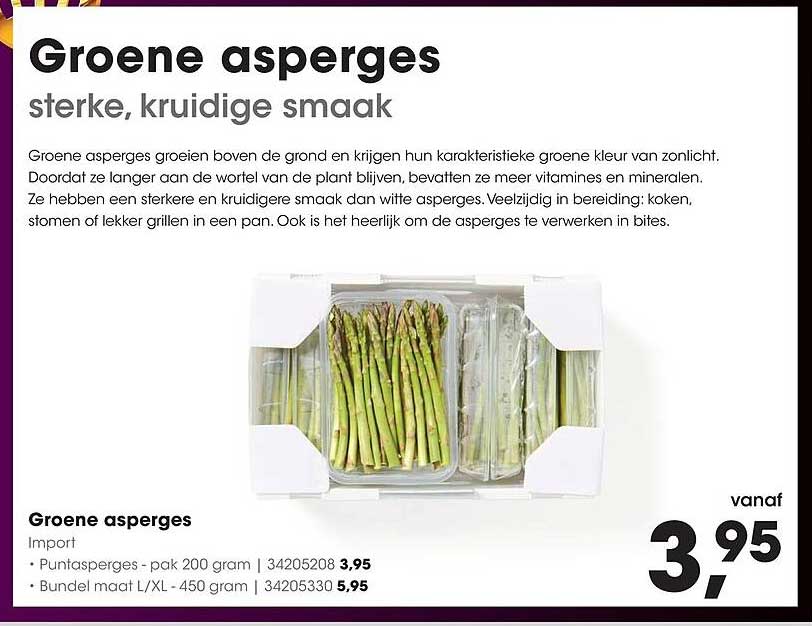 Groene asperges