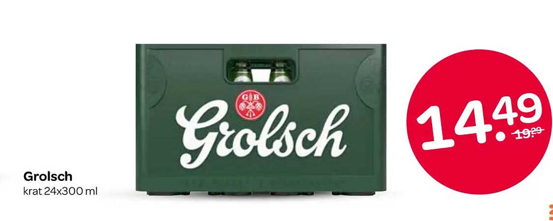 Grolsch krat 24x300 ml