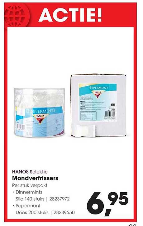 HANOS Selectie Mondverfrissers