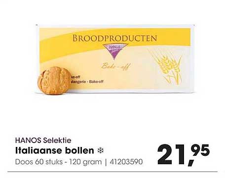 HANOS Selektie Italiaanse bollen