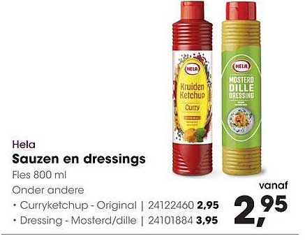 Hela Sauzen en dressings