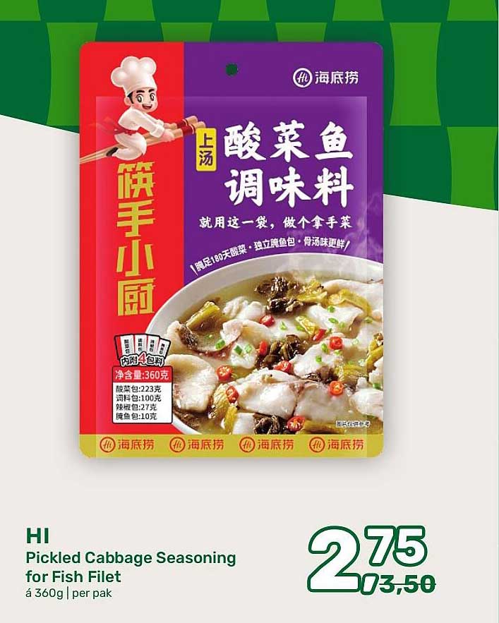HI Pickled Cabbage Seasoning for Fish Filet